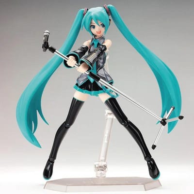 Anime Hatsune Miku Actiefiguren Beweegbare Gewrichten Bevatten De Accessoires Bureau Decoratie Verzameling PVC Model Speelgoed Kinderen Cadeaus white