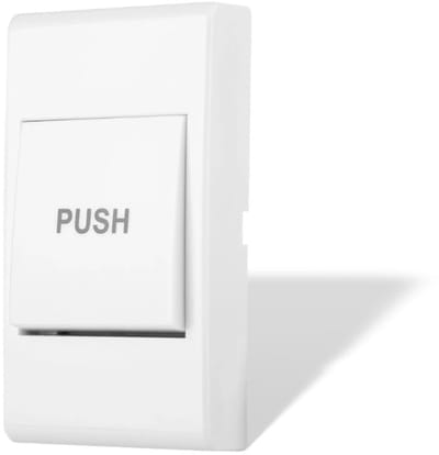 Dailygoody - Door access control button - Veiligheidsschakelaar - Groot drukknop ontwerp - Wit - Toegangscontrole - Perfect voor thuis en commercieel