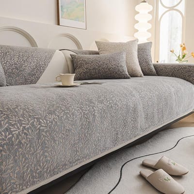 Chenille Jacquard Bankkussen Vier Seizoenen Algemene Stof Antislip Kussen Eenvoud Modern Huismeubilair Bankkussen 70x70cm 1pcs