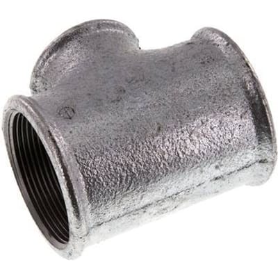 Rp 2'' x Rp 1 1/4'' Verzinkt Gietijzeren T-stuk 25 Bar - FL3T-F-IZ-200R-114R