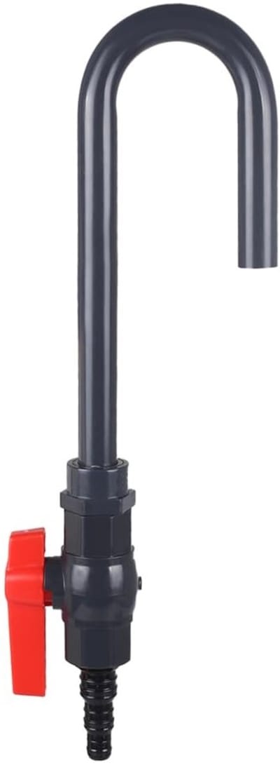 Dailygoods- Aquariumwaterwisselaar Hoge Kwaliteit PVC - Hangende Installatie - Stroomregelschakelaar - Voor 1/2", 5/8", 3/4" Slang - Duurzaam - Eenvoudige Installatie - Waterwisselaar