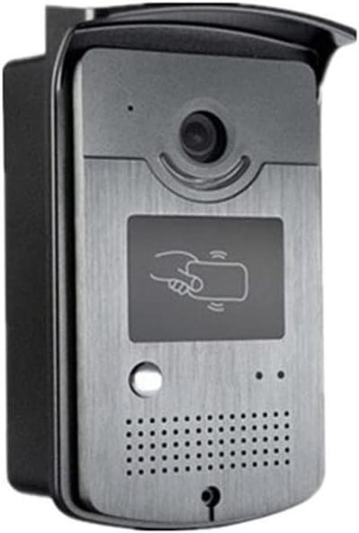 Videodeurbel Camera - Video Intercom - Thuisbeveiliging - Met RFID Ontgrendelen - 110° Kijkhoek - Zwart