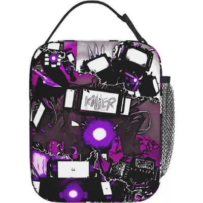 Lunchtas Skibidi Toilet Speakerman Lunchbox Voor Unisex Buiten Picknick Draagbare Geïsoleerde Koeltas Print Thermische Lunchtassen One Size