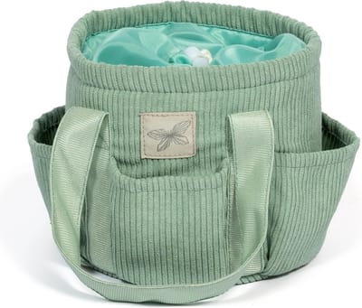 ByAstrup Stokpaard Verzorgingstas Corduroy Groen