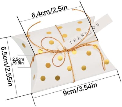 Dailygoods- Geschenkdoos 50 Stuks - Voedselveilig Karton - Robuust en Duurzaam - Eenvoudig te Monteren - Perfect voor Chocolaatjes en Snoep - Voor Verjaardagen en Feestjes - Cadeaudoos