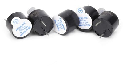 10x Actieve Piezo Zoemers 5V - Mini Elektromagnetische Buzzer voor Arduino en Elektronische Projecten