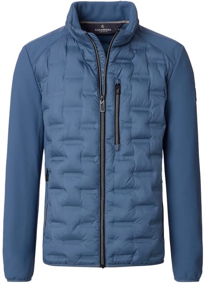 Casa Moda Sport Heren Gewatteerde Outdoor Jas Blauw - XL