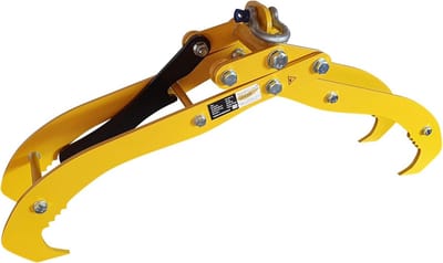 Houthakker Tang Dubbele Rij met Slot - 1600 kg Laadvermogen voor Stammen tot 45 cm