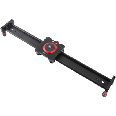 Andoer 40cm 16inch Aluminiumlegering Camera Track Slider Videostabilisator Rail voor DSLR Camera Camcorder DV Film 50cm