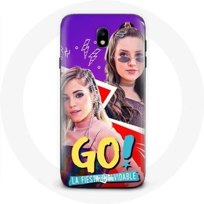 Samsung Galaxy J3 2017 hoesje Streef je dromen na Mía Cáceres en Lupe Achával