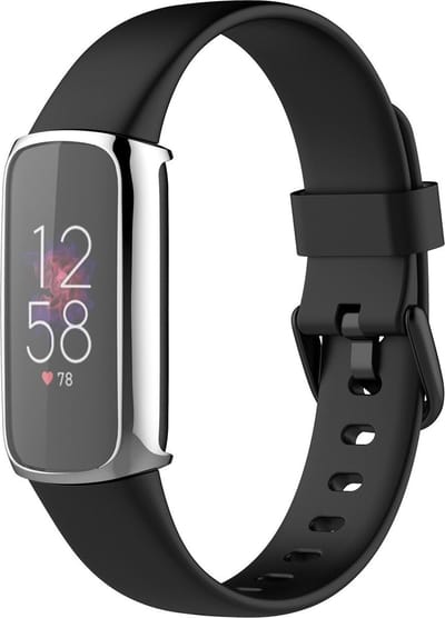 DrPhone FL1 TPU Beschermhoes – Geschikt voor Fitbit Luxe - Schokbestendig – Allround bescherming  – Zilver