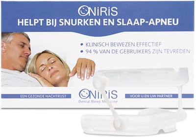 Oniris anti-snurkbeugel (MRA) op maat - verstelbaar en comfortabel in gebruik