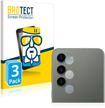 Screenprotector 3 Stuks voor Samsung Galaxy S23 Plus (ALLEEN Camera Lens) Beschermglas transparant
