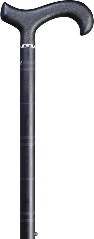 Gastrock Carbon verstelbare wandelstok – Blauw - Ruit - Lengte verstelbaar van 79 cm tot 96 cm - Lichtgewicht - Derby handvat - Wandelstokken - Voor heren en dames – Uitschuifbare wandelstok – Wandelstok verstelbaar - Belasting tot 110 kg