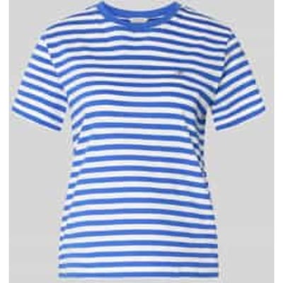 T-shirt met ronde hals en labelstitching