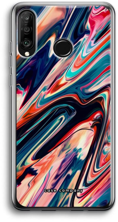 Case Company® - Hoesje geschikt voor Huawei P30 Lite hoesje - Quantum Being - Soft Cover Telefoonhoesje - Bescherming aan alle Kanten en Schermrand