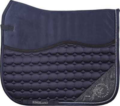 Kingsland Zadeldek Klodessa Donkerblauw - Donkerblauw - dressuur Paard