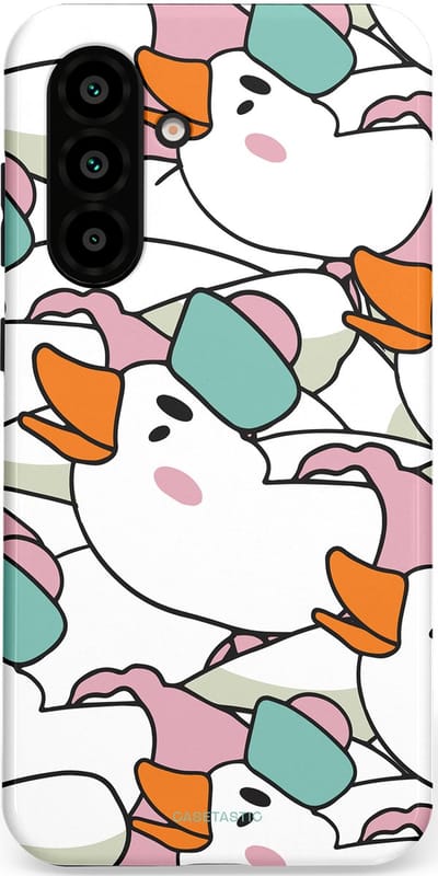Casetastic Hoesje Geschikt voor Samsung A56 / A36 - Stijlvolle Beschermende Duo-layer Case - Gansmatroos