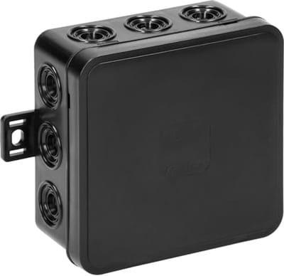 Waterdichte Aftakdoos IP54 voor Buiten - 12 Doorvoeren, 100x100x41mm