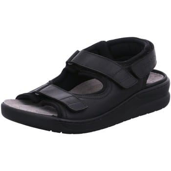 Mobils by Mephisto VALDEN Heren Sandaal - Extra Breed - Zwart - Maat 41