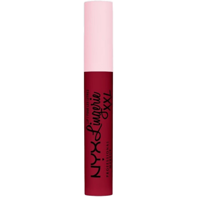 Nyx Professional Makeup Lip Lingerie XXL - Sizzlin - Matte, niet-overdraagbare lippenstift - Donkerrood