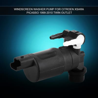 Auto Dubbele Uitlaat Voorruit Ruitensproeierpomp voor Citroen Xsara Picasso 1999 2010 blue
