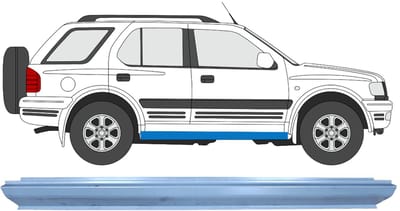 Reparatie dorpel voor Opel Frontera B 1999-2002 / Links = Rechts (symmetrisch)
