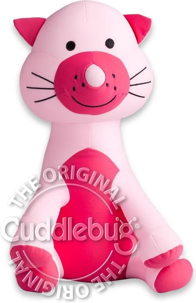 Cuddlebug kussen - Licht Roze Kat - Knuffel - Kinderen - R pet