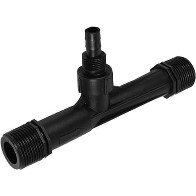 Tube d'Irrigation Mélangeur d'Engrais Injecteur Dispositif d'Eau de Jardin Plastique Noir G3/4 Pouce