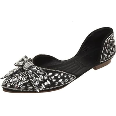 Chaussures Plates d'Été pour Femmes Simples et à la Mode 37 noir