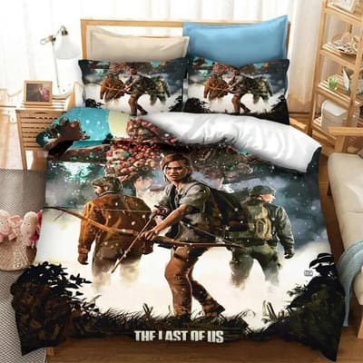 Game The Last of Us Part Beddengoedset Dekbedovertrek Slaapkamer Dekbedovertrekken Eenpersoons Tweepersoons Kingsize Dekbedovertrek Hometextiel 2/3 STUKS 135X200cm-2pcs