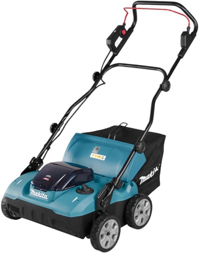 Makita UV001GZ Verticuteermachine Accu Zonder accu, Zonder lader Werkbreedte 38 cm