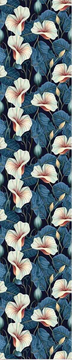 Voorgelijmd vliesbehang - TROPISCHE BLOEMEN EN BLADEREN BIRMINGHAM - 1 rol van 300x60 cm