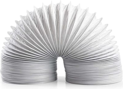 Nedis PVC Luchtafvoerslang - 127 mm - 6.00 m - Geschikt voor: Luchtventilatie / Wasdrogers - Wit