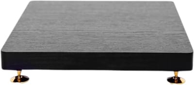 Houten Luidspreker Stand - Subwoofer Platform - Geluid Verbeteren - Met Koperen Spikes - 250x300mm - Walnoot