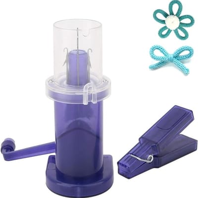 SAVI® Punnikmolen - Breimolen - Punniken Voor Kinderen - Voor Volwassenen - ‎Paars - 14cm x 10cm x 6cm