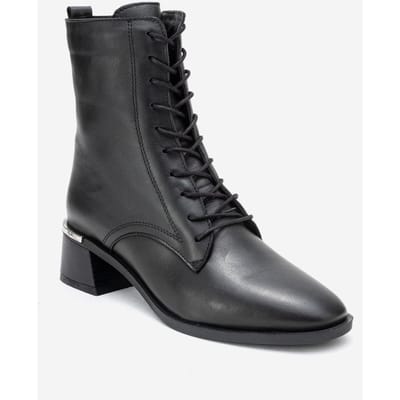 Avia Leren Blokhak Laars (Dames)
