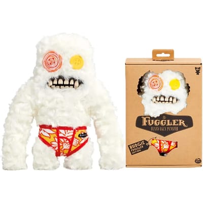 Fuggler WideEyed Tooths Monster Knuffelpop Zacht Knuffeldier Ondergoed Serie Kloof Tandig Monstrositeit Knuffel