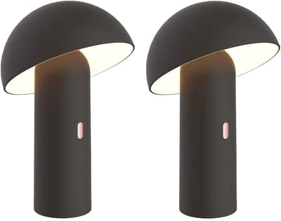 Set van 2 draadloze tafellampen H28CM TOD