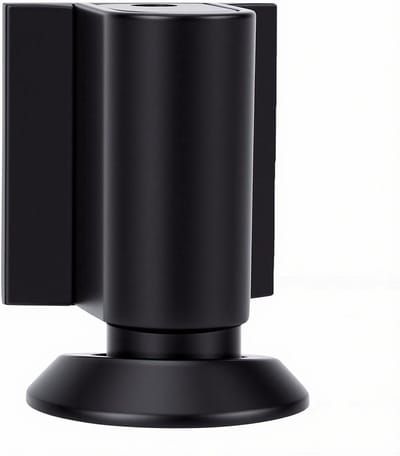 Magnetische Deurstopper - Zware Deurhouder - Deur Open Houden - Geen Boor Installatie - 8.5 cm Lengte - Zwart