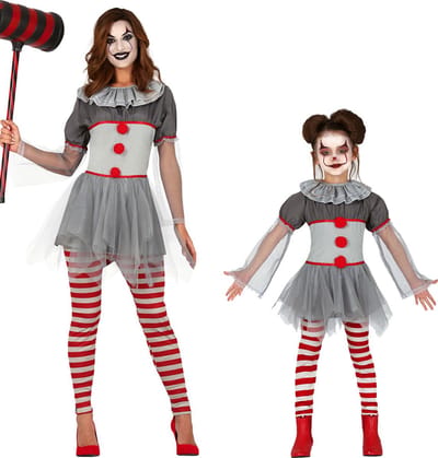Fiestas Guirca - Bad Clown Girl (3-4 jaar) - Carnavalskleding - Carnaval - carnavalskleding 2027 - Carnaval kostuum