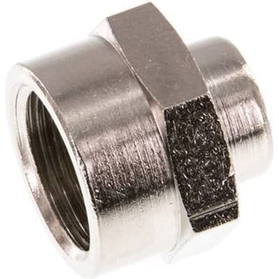 G 3/8'' x G 1/8'' Vernikkeld Messing Sok 16 Bar [2 Stuks]