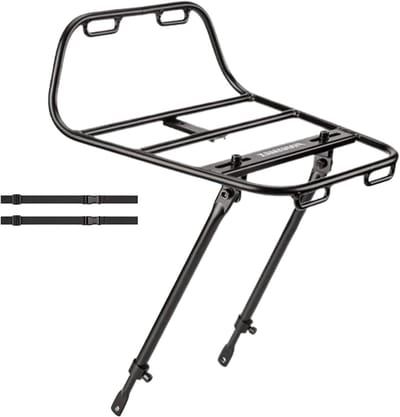 Fietsendrager - Fietsbagagedrager Opbergrek - Fietsen Opbergen - Gereedschapsloze Installatie - 24-29 inch - Zilver