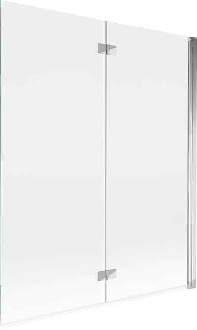 Mexen Mist 2-vleugelige douchewand rechts 140 x 150 , transparant, chroom - 8A9-140-002-01-00-P