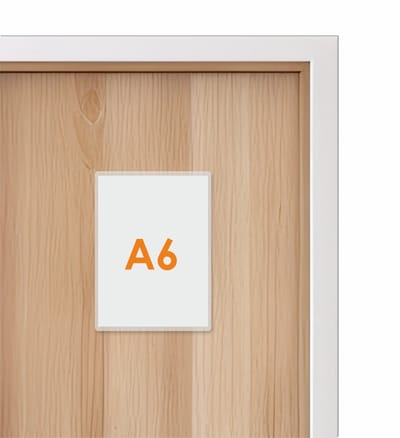 10 stuks - A6 Zelfklevende Insteekhoes / Transparant Flexibel Hoesje met opening aan de korte zijde