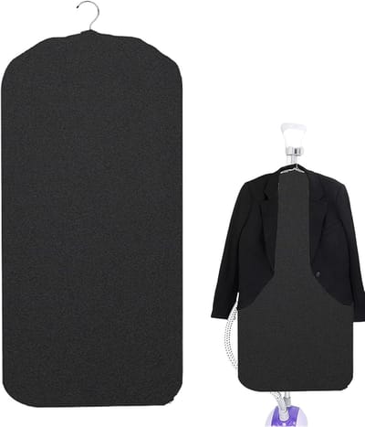 Strijkonderlegger - Stoomkussen - Kleding Stomen - Flexibele Haak - 40 x 45 cm - Grijs