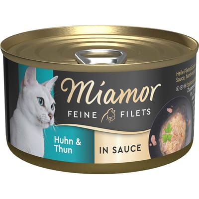 24x85g Miamor Fine Filets in Saus Kip & Tonijn nat kattenvoer