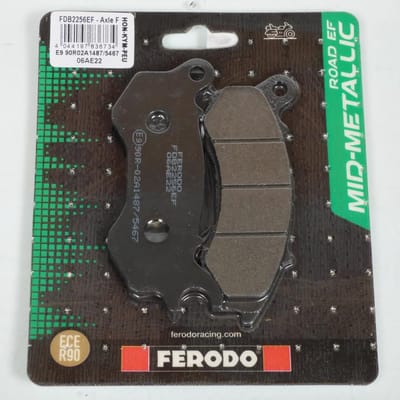 Remblokken Ferodo voor Scooter Peugeot 125 DJANGO 4T AC EFI ABS E4 2018 tot 2021 vooraan Nieuw