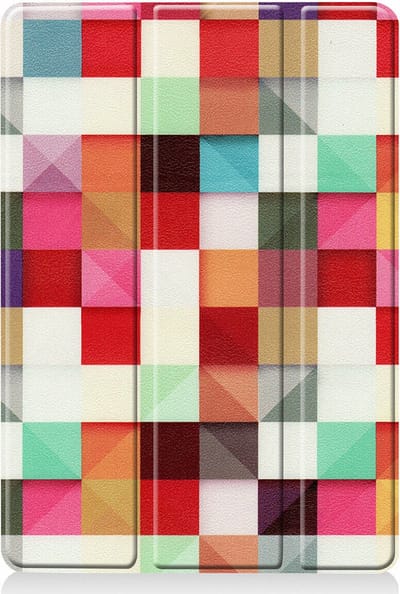 Tablethoes Geschikt voor: Apple iPad Mini 1 / 2 / 3 - Ultraslanke Hoesje Tri-Fold Cover Case - ColorfulCube