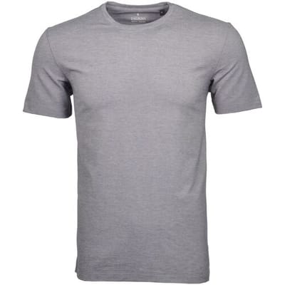 Ragman T-Shirt Softknit Round Neck Body Fit Blue Melange / male